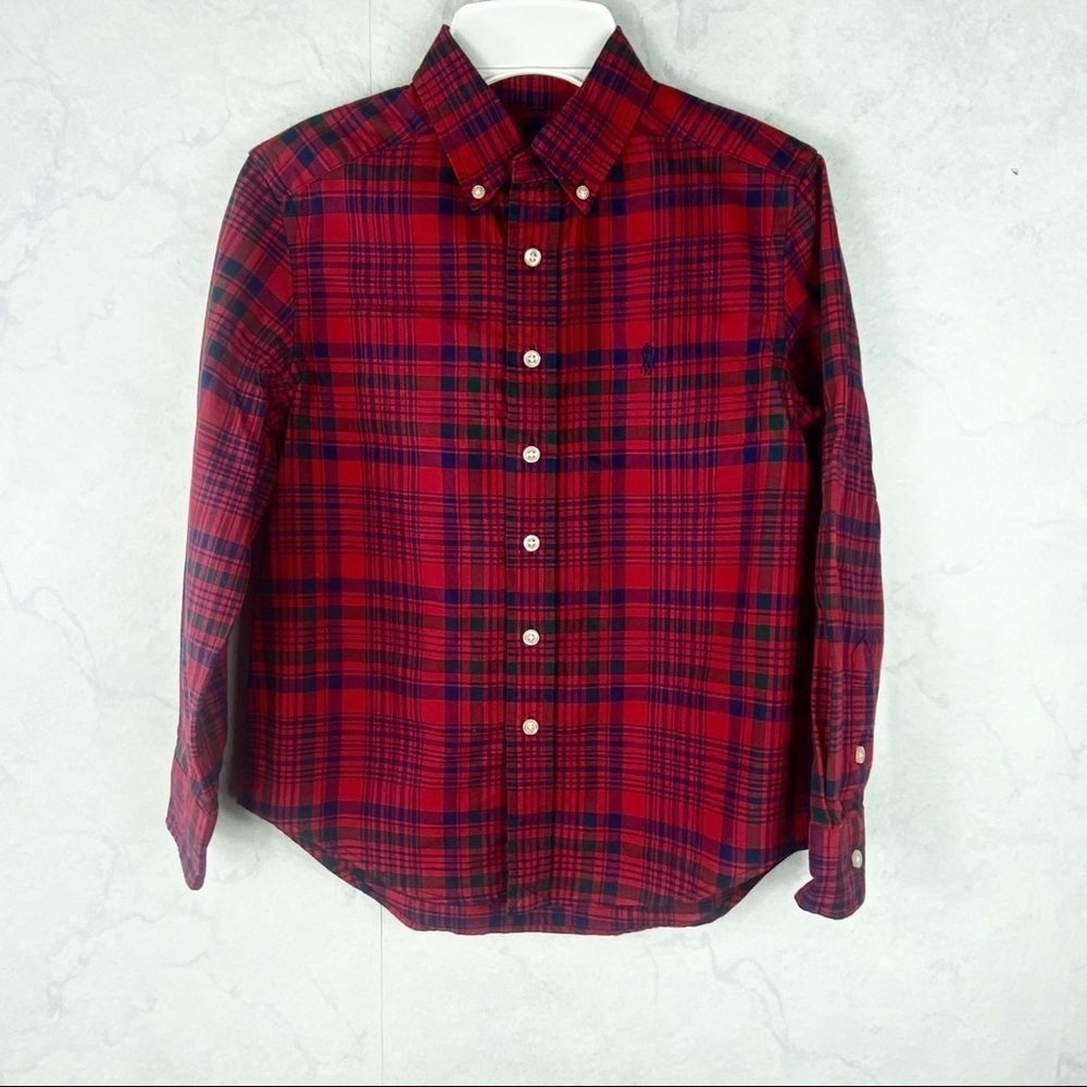 [Ralph Lauren] Red Plaid Button Down